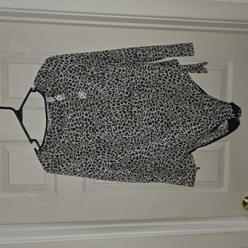 Leopard Print Women's Top